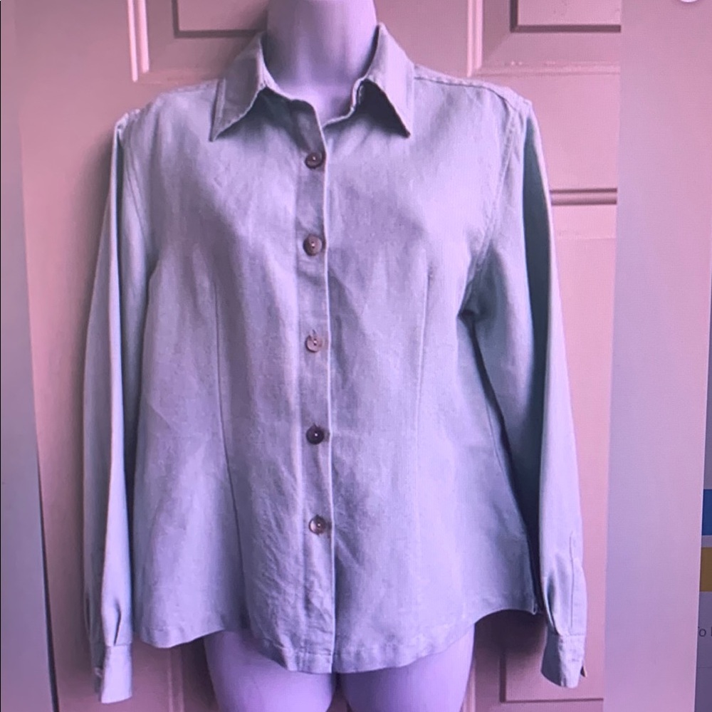 Light Blue Button-Up Shirt